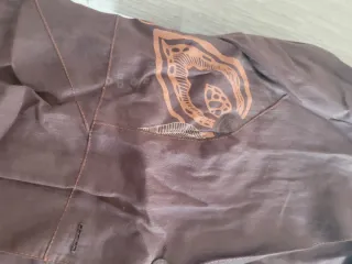 Conjunto DPM Falda y Blazer Marrón Estampado