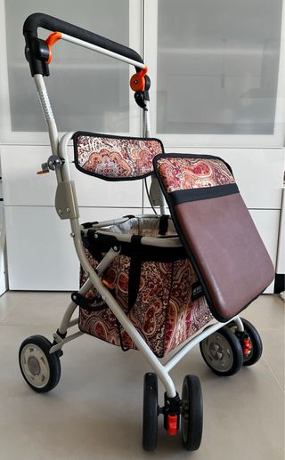 Andador con cesta para mayores