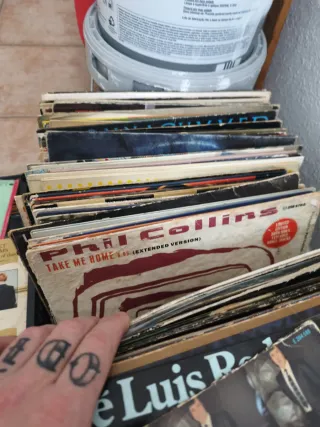 Lote 300 vinilos variados