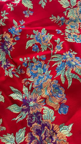 Traje de Fallera infantil Rojo y Dorado