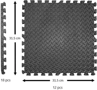 Alfombra Gimnasio EVA 12 Piezas