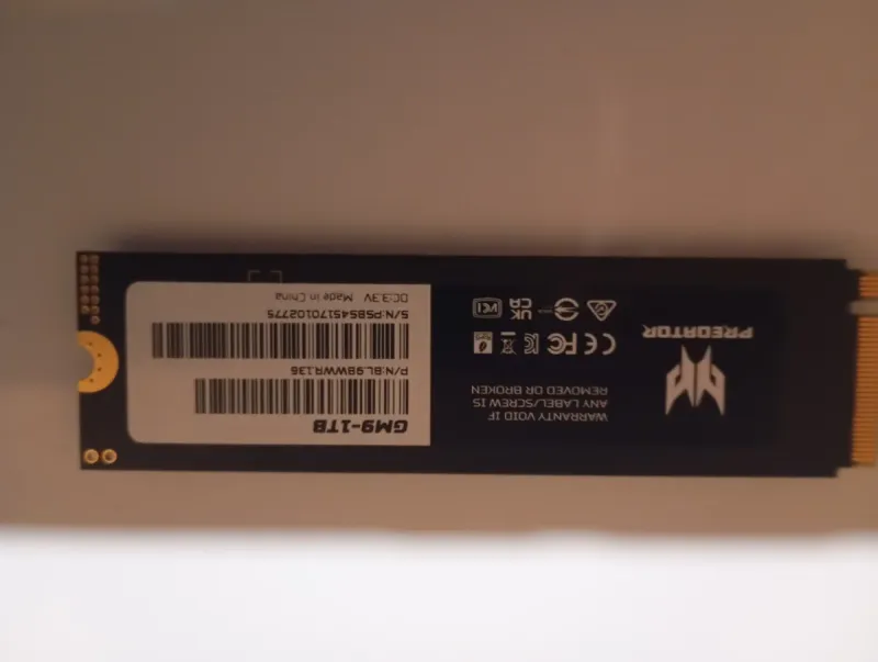 SSD Predator GM9-1TB afbeelding 4