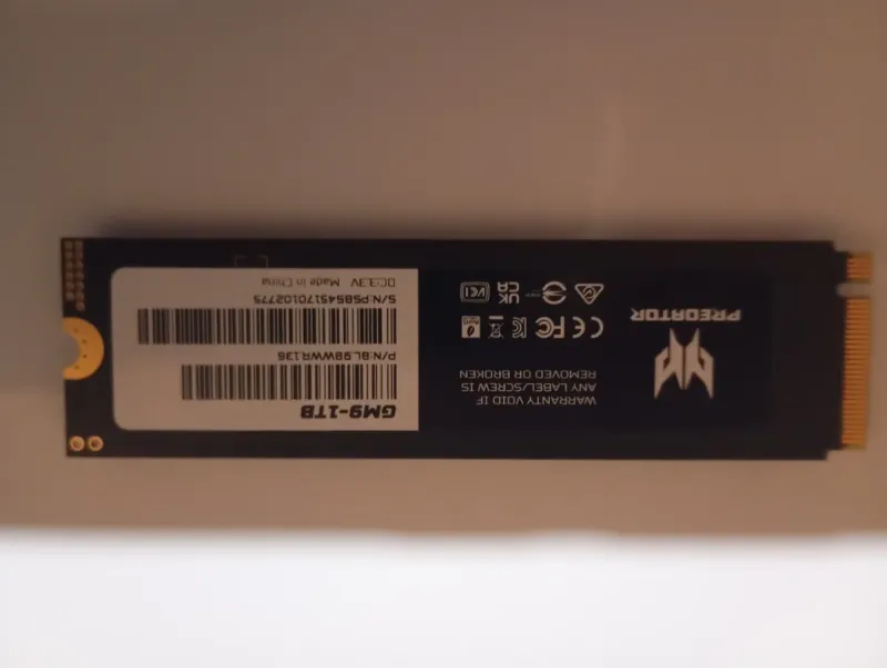 SSD Predator GM9-1TB afbeelding 5