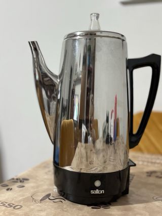Cafetera Percoladora Eléctrica Salton Inox 1.2L