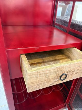 Botellero Cabina Telefónica Roja