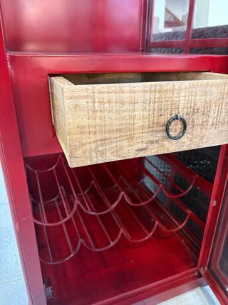 Botellero Cabina Telefónica Roja