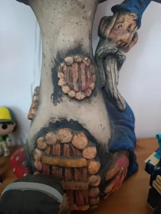 Lámpara seta cerámica infantil