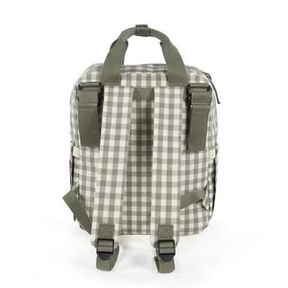 Mochila Cayetana Store cuadros verde