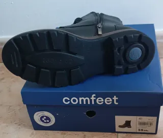 Botín Comfeet Mujer Negro Talla 41