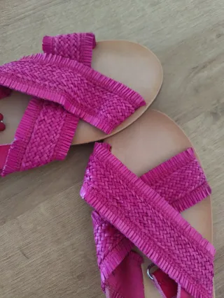 Sandalias Zara Niña Fucsia