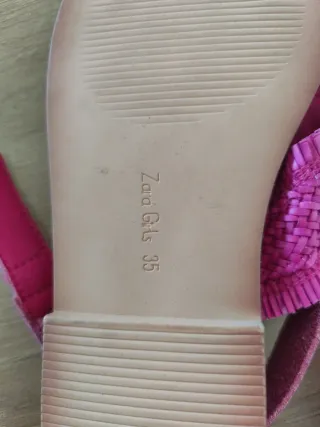 Sandalias Zara Niña Fucsia