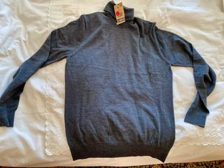 Jersey Scalpers Cisne Merino 100% Gris Talla S