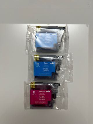 Cartuchos Tinta Brother LC-39/975/985 Cyan/Magenta