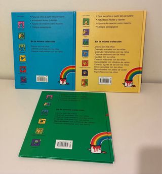 Lote 3 libros de manualidades para niños