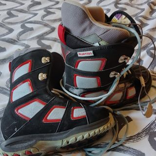 Botas de Snowboard Burton Negras y Rojas