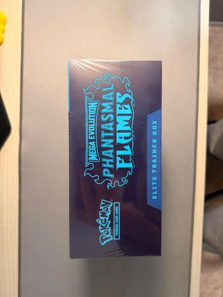 ETB Phantasmal Flames Pokemon TCG Fuegos Fantasmal