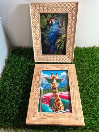 Conjunto de 2 Quadros Decorativos 15x20cm