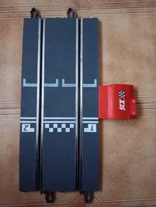 Pista de conexiones Scalextric.