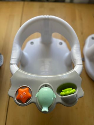 Asiento Bañera Bebé con Juguetes
