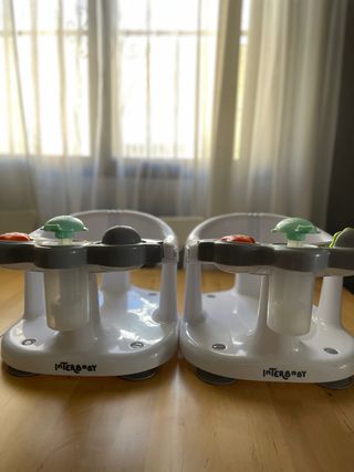 Asiento Bañera Bebé con Juguetes