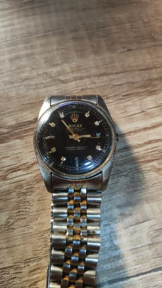 Reloj Rolex Hombre Negro/Dorado