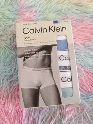 3 Calzoncillos Calvin Klein Talla S