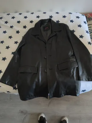 Chaqueta de cuero SPF Talla L