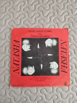 Vinilo Natasha - I want you to be my baby