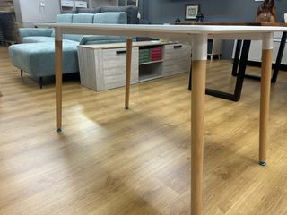 MESA NORDICA BLANCA 140X80CM