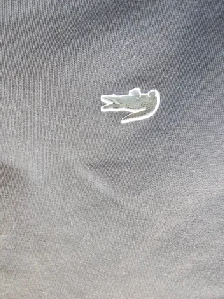 Sudadera Lacoste Negra Fit