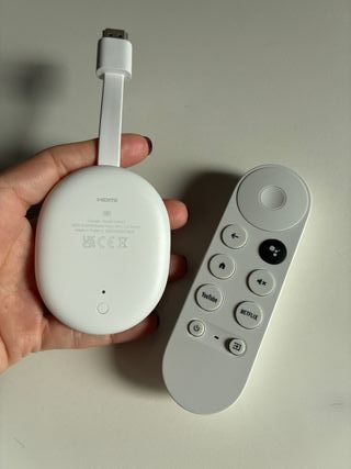 Chromecast con Google TV HD Blanco