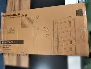 Scaffale 5 Livelli 600kg Blu SONGMICS GLR050Q01