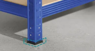 Scaffale 5 Livelli 600kg Blu SONGMICS GLR050Q01