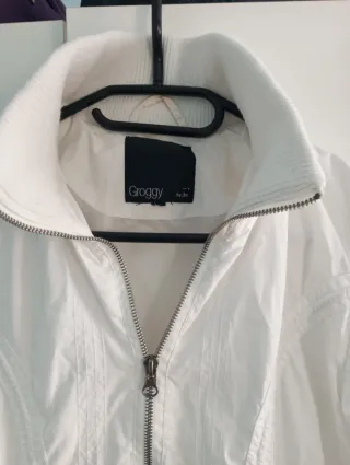 Cazadora  Bomber,Groggy Blanca