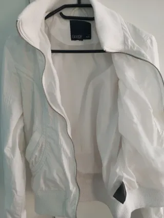 Cazadora  Bomber,Groggy Blanca