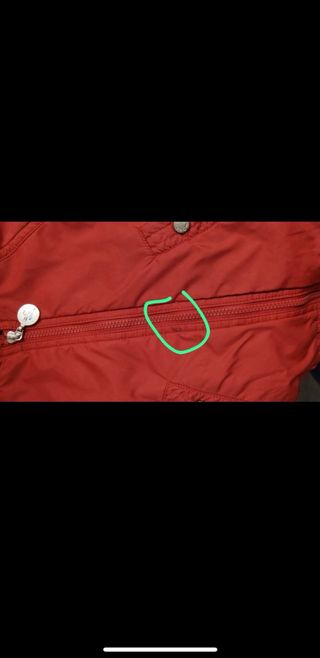 Giacca Moncler Bambino 3-6 mesi Rossa