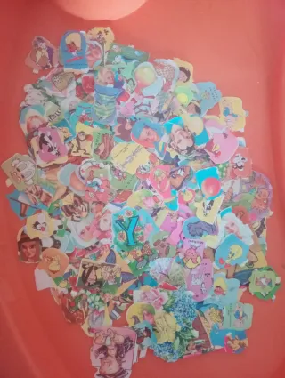 Cromos troquelados antiguos