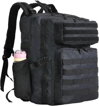 Mochila Táctica 50L Negra Sin Estrenar