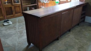 Mostrador de madera