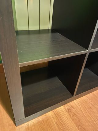 2 Scaffali Kallax Ikea Marrone Nero