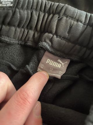 Conjunto Puma hombre negro Sudadera S Pantalón XS