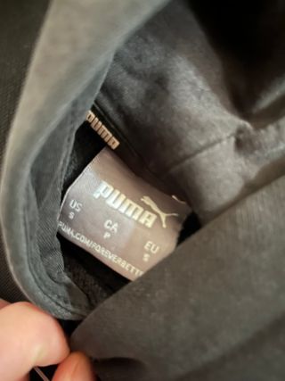 Conjunto Puma hombre negro Sudadera S Pantalón XS