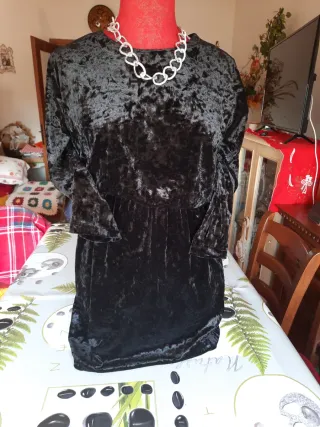 Vestito nero velluto