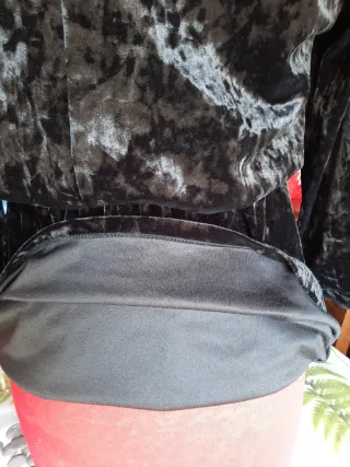 Vestito nero velluto