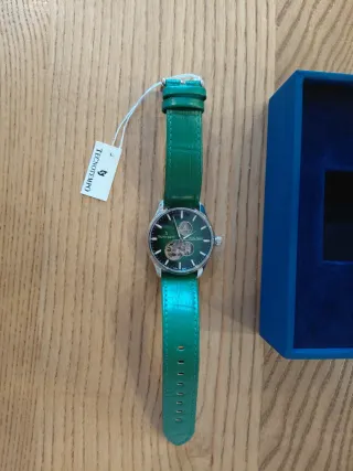 Orologio da polso Tecnotempo verde e argento