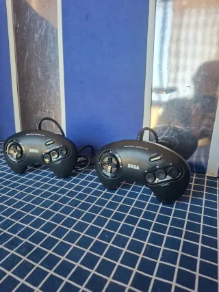 X2 MEGADRIVE ORIGINAL MANDOS OFICIALES