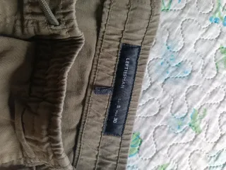 Pantalones Cargo Negro y Verde Militar