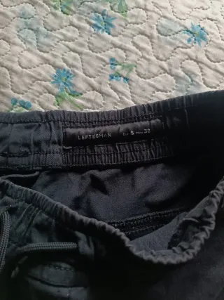 Pantalones Cargo Negro y Verde Militar