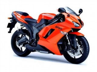 CARENADO PINTADO KAWASAKI ZX6R NARANJA 2007-08