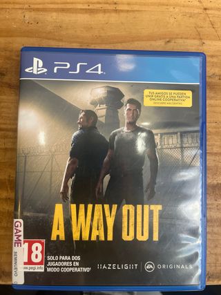 A Way Out PS4 (PlayStation 4)